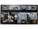 Part No: 90498pb62  Name: Tile 8 x 16 with Bottom Tubes, Textured Surface with Screen with The Penguin and Catwoman Minifigures, 'JAM FREQUENCY' and 'REC' Pattern (Sticker) - Set 76252