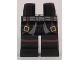 Part No: 970c00pb0578  Name: Hips and Legs with Dark Bluish Gray Sash and Dark Brown Belts with Gold Buckles and Dark Brown Rope Knee Wrappings Pattern