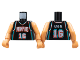 Part No: 973bpb136c01  Name: Torso NBA Memphis Grizzlies #16 Gasol Pattern / Nougat NBA Arms