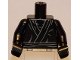 Part No: 973pb0668c01  Name: Torso Ninja Layered Robe with Belt Pattern / Black Arms / Black Hands