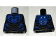Part No: 973pb2411  Name: Torso Batman Armor with Insect Scales and Blue Beetle Pattern
