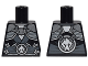 Part No: 973pb2591  Name: Torso Ninjago Silver Armor Plates, Straps and Buckles and Earth Power Emblem Pattern