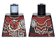 Part No: 973pb2615  Name: Torso Ninjago Dark Red, Silver and Copper Armor with Clock and Hourglass Pattern