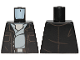 Part No: 973pb3121  Name: Torso SW Open Jacket with Pockets and Light Bluish Gray Open Shirt Pattern (Poe Dameron)