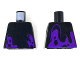 Part No: 973pb3408  Name: Torso Ninjago Dark Purple Splotches Pattern