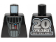 Part No: 973pb3492  Name: Torso SW Darth Vader with '20 YEARS LEGO STAR WARS' on Back Pattern