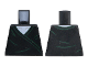 Part No: 973pb3619  Name: Torso Harry Potter Voldemort with Dark Green Robe Lines and Back Print Pattern