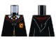 Part No: 973pb4302  Name: Torso Hogwarts Robe Clasped with Gryffindor Crest, Sweater, Shirt and Tie Pattern