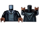 Part No: 973pb4420c03  Name: Torso Robe, Sweater, Shirt and Hogwarts Crest Tie Pattern / Black Arms / Medium Brown Hands