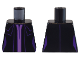 Part No: 973pb5238  Name: Torso Female Dress with Dark Purple and Medium Lavender Trim and Seams Pattern