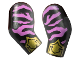 Part No: 981982pb331  Name: Arm, (Matching Left and Right) Pair with Dark Pink Animal Stripes and Gold Armor Cuffs Pattern