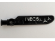 Part No: 99012pb14  Name: Technic Rotor Blade Small with Axle and Pin Connector End with White 'INEOS' and Silver Mercedes-Benz Logo Repeating Pattern on Both Sides (Stickers) - Set 42165