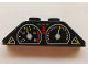 Part No: BA216pb01  Name: Stickered Assembly 4 x 1 x 1 with Gauges Tachometer and Speedometer Pattern (Sticker) - Set 8880 - 2 Slope 45 2 x 1