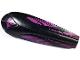 Part No: gal02pb02  Name: Galidor Accessory Shield 4 x 12 x 3 Rubber with Axle, Purple Spots Pattern
