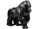 Part No: gorilla01  Name: Gorilla with 2 Studs on Back with Dark Bluish Gray Face Pattern