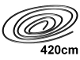 Part No: x77ac420  Name: String, Cord Thin   420cm
