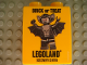 Part No: 4066pb499  Name: Duplo, Brick 1 x 2 x 2 with Brick or Treat 2014 Legoland Discovery Centre Bat Minifigure Pattern
