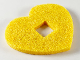 Part No: 66828  Name: Felt Fabric 5 x 4 Heart Thick with Square Hole
