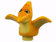 Part No: 75474pb01  Name: Duplo Dinosaur Pteranodon Baby with Bright Light Yellow Chest and Wings and Orange Markings Pattern