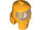 Part No: 93566c02  Name: Minifigure, Headgear Hood Hazard Suit with Trans-Brown Face Shield