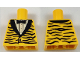 Part No: 973pb2665  Name: Torso Tuxedo Jacket with Tiger Stripes Pattern