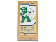 Part No: 3069pb0881  Name: Tile 1 x 2 with Ninjago Game Card with Green Snake Spitta Pattern (Sticker) - Set 71741