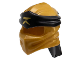 Part No: 40925pb24  Name: Minifigure, Headgear Ninjago Wrap Type 4 with Molded Black Headband and Printed Gold Ninjago Logogram Letter R Pattern
