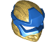Part No: 65072pb06  Name: Minifigure, Headgear Ninjago Wrap Type 6 with Molded Blue Mask Pattern