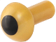 Part No: 7768pb02  Name: Bar   1L with Rounded End (Dome Top) with Black Circle Pattern