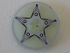 Part No: 2723pb034  Name: Technic, Disk 3 x 3 with 5-Bolt Star Pattern (Sticker) - Set 8647