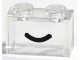 Part No: 3065pb24  Name: Brick 1 x 2 without Bottom Tube with Black Smile Curved Line Pattern