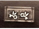 Part No: 3069pb0733  Name: Tile 1 x 2 with 2 Flying Keys Pattern (Sticker) - Set 71043
