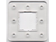 Part No: 45493  Name: Clikits Frame, Square with 8 Holes