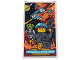 Part No: 57895pb073  Name: Glass for Window 1 x 4 x 6 with Movie Poster with Ninjago Logogram 'SPACE-POLICE', Officer with Blaster and Alien Pattern (Sticker) - Set 71741
