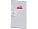 Part No: 60616pb006  Name: Door 1 x 4 x 6 with Stud Handle with Yellow 'OPEN' on Magenta Sign Pattern (Sticker) - Set 41035