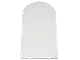 Part No: 65066  Name: Glass for Door Frame 1 x 6 x 7 Rounded Pillars with Top Arch and Notches