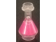 Part No: 93549pb07  Name: Minifigure, Utensil Bottle, Erlenmeyer Flask with Molded Magenta Fluid Pattern