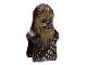 Part No: 15307pb03  Name: Minifigure, Head, Modified SW Wookiee, Chewbacca with Medium Nougat Face Fur, White Snow Spots Pattern