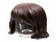Part No: 1879  Name: Minifigure, Hair Female Shoulder Length, Wavy with Bangs