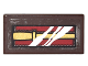 Part No: 3069pb0519  Name: Tile 1 x 2 with Box with Gold Wand on Dark Red Background with Reflection Pattern (Sticker) - Set 10217