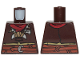 Part No: 973pb3691  Name: Torso SW Vest, Reddish Brown Belt, Dark Red Scarf and Necklace with Horns Pattern