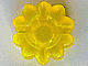 Part No: clikits005u  Name: Clikits, Icon Flower 10 Petals 2 x 2 Small with Hole (Undetermined Type)