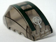 Part No: 41883pb001  Name: Windscreen 6 x 4 x 2 Wedge Curved with Dark Green Cockpit and Silver Crosshairs Pattern (Sticker) - Set 7683