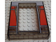 Part No: 45402px2  Name: Door, Frame 2 x 8 x 8 with Red Curtains Pattern