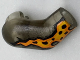 Part No: 982pb122  Name: Arm, Right with Orange and Yellow Flame Pattern