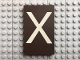 Part No: Mx1085pb16  Name: Modulex, Tile 5 x 8 with White 'X' Pattern