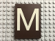 Part No: Mx1086pb02  Name: Modulex, Tile 6 x 8 with White 'M' Pattern