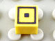 Part No: Mx1011Apb62  Name: Modulex, Tile 1 x 1 with Black Square Double Pattern