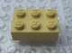 Part No: Mx1132M  Name: Modulex, Brick 2 x 3 (M on studs)