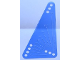 Part No: bb0278fpb01  Name: Plastic Science & Technology Panel - Triangle Small with Protractor Angle Markings Pattern